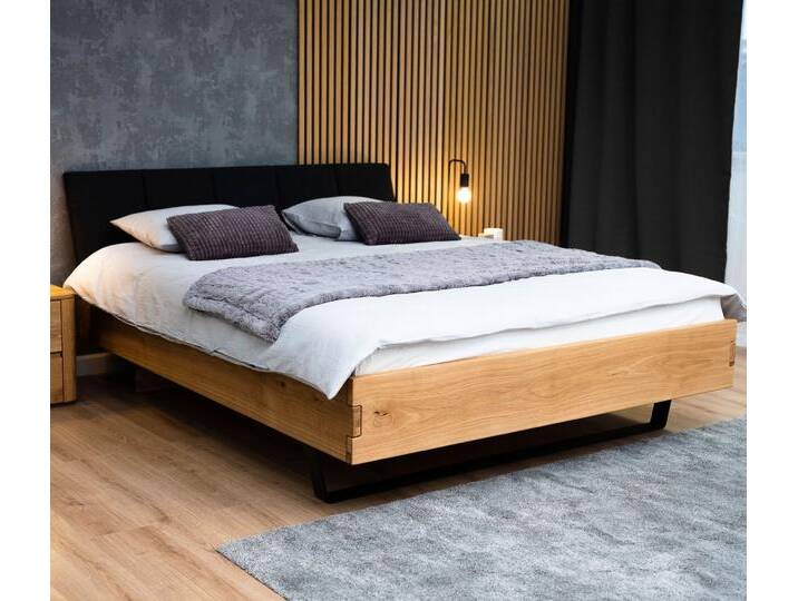 Einzelbett / Gästebett Ordino 01 Eiche massiv geölt - Liegefläche: 120 x 200 cm (B x L) von easyMÖBEL