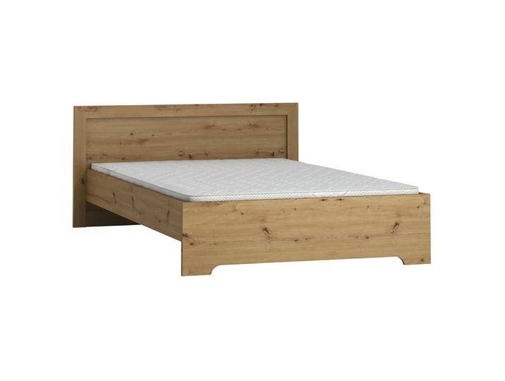 Einzelbett / Gästebett Vanimo 07, Farbe: Eiche - Liegefläche: 120 x 200 cm (B x L) von easyMÖBEL