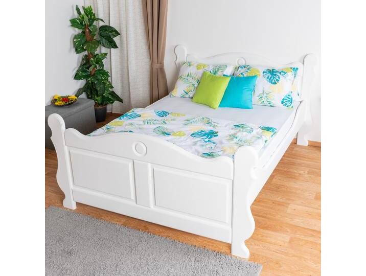 Elegantes Doppelbett Kiefer Vollholz 91, Gästebett inkl. Lattenrost, Matratzenmaße 160 x 200 cm, professionelle Verarbeitung, einfache Montage, sta von easyMÖBEL