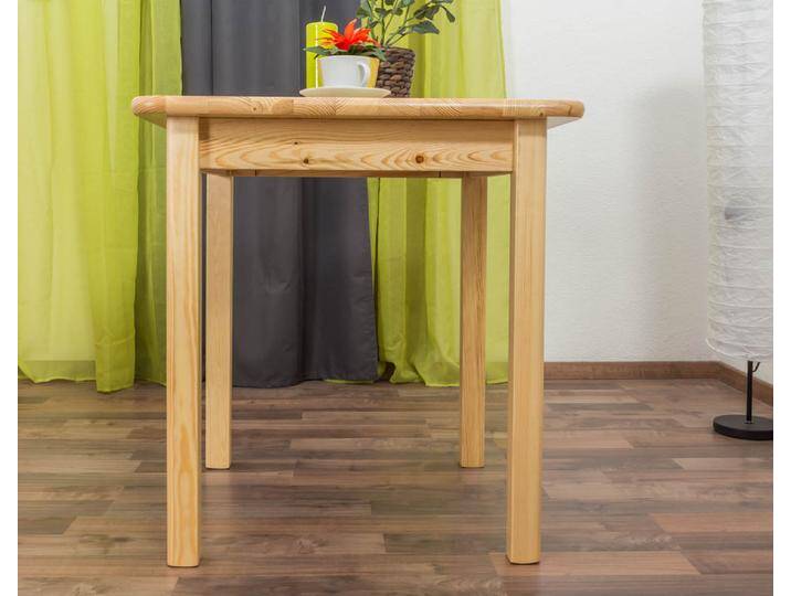 Esstisch Massivholz 002 (eckig) - Abmessung 75 x 70 x 70 cm (H x B x T) von easyMÖBEL