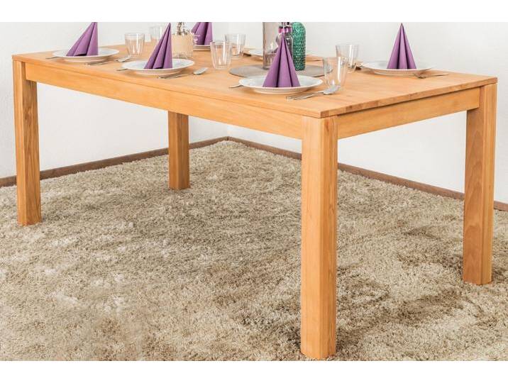 Esstisch Wooden Nature 417 Kernbuche massiv geölt - 180 x 90 cm (B x T) von easyMÖBEL