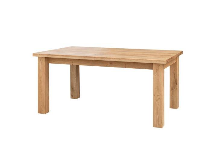 Esstisch aus massiven Eichenholz Barse 02, geölte Oberfläche, vier Standbeine, ausziehbar bis 270 cm, Tischplatte 4 cm dick, Maße: 75 x 180 x 90 c Esstisch aus massiven Eichenholz Barse 02, geölte Oberfläche, vier Standbeine, ausziehbar bis 270 cm, Tischplatte 4 cm dick, Maße: 75 x 180 x 90 c von easyMÖBEL