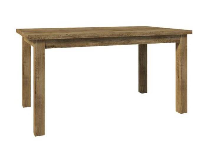 Esstisch ausziehbar Selun 14, Farbe: Eiche Dunkelbraun - 160 - 203 x 90 cm (B x T) von easyMÖBEL