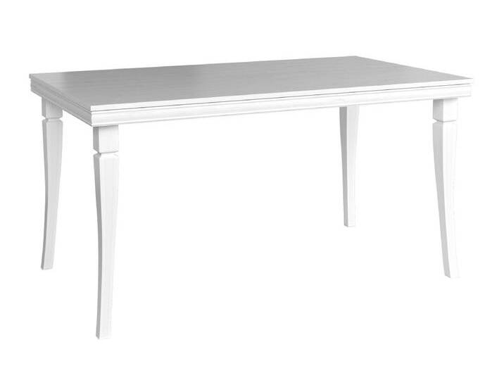 Esstisch ausziehbar Sentis 22, Farbe: Kiefer Weiß - 160 - 203 x 90 cm (B x T) von easyMÖBEL