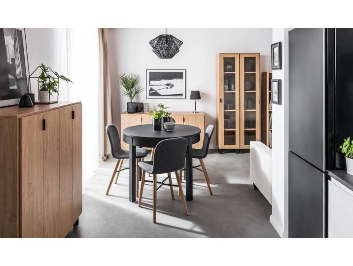 Esszimmer Komplett - Set Patitas , 5-teilig, Farbe: Eiche Esszimmer Komplett - Set Patitas , 5-teilig, Farbe: Eiche von easyMÖBEL