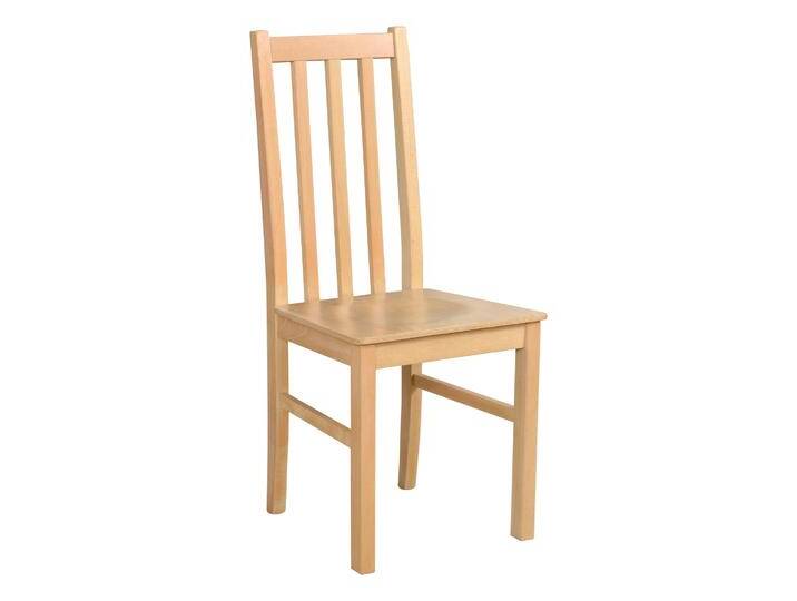 Esszimmerstuhl Haynasch im klassischen Design, Buchenmassivholz gefärbt in Eiche, langlebig, hochwertiges Material, belastbar, Sitzhöhe von 45 cm von easyMÖBEL