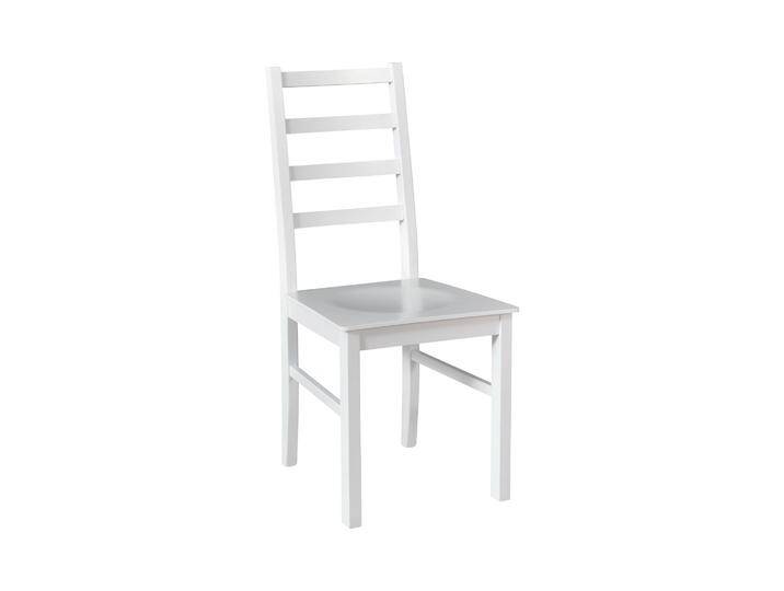 Esszimmerstuhl Maikop lackiert in weiß, im klassischen Design, Buchenmassivholz, Sitzhöhe von 45 cm, langlebig, hochwertiges Material, belastbar von easyMÖBEL