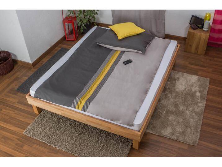 Futonbett / Massivholzbett Wooden Nature 04 Kernbuche geölt - Liegefläche 160 x 200 cm (B x L) von easyMÖBEL