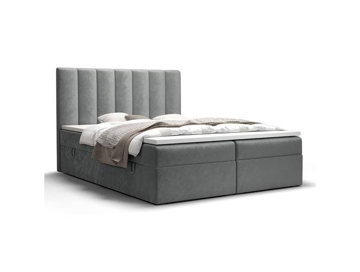 Großes Doppelbett mit genügend Stauraum Pirin 14, Farbe: Grau - Liegefläche: 180 x 200 cm (B x L) von easyMÖBEL