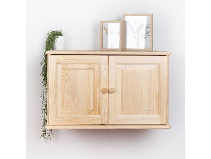 Hängeschrank Kiefer Vollholz massiv natur 022 - Abmessung 50 x 80 x 60 cm (H x B x T) von easyMÖBEL