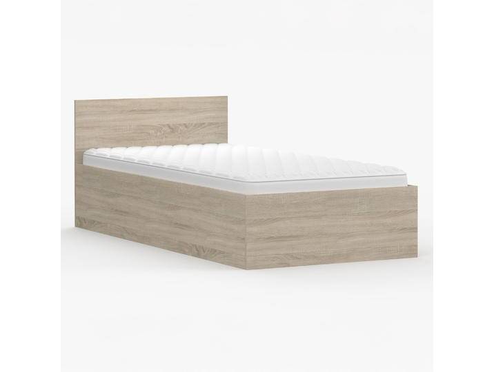 Jugendbett / Einzelbett Sonoma-Eiche Bettkasten Rahmen aus Massivholz Smolikas 152 70 x 94 x 205 cm inkl. Lattenrost mit Stauraum Jugendbett / Einzelbett Sonoma-Eiche Bettkasten Rahmen aus Massivholz Smolikas 152 70 x 94 x 205 cm inkl. Lattenrost mit Stauraum von easyMÖBEL