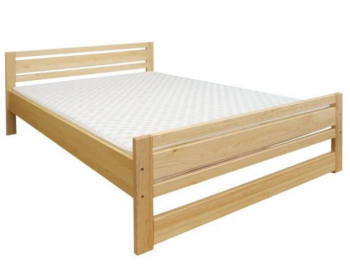 Jugendbett Kiefer massiv Vollholz natur 71, inkl. Lattenrost - Abmessung 180 x 200 cm von easyMÖBEL