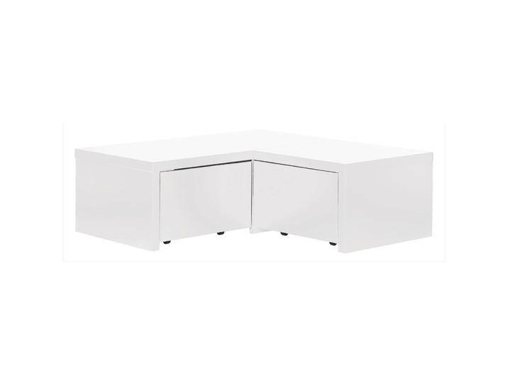 Jugendzimmer - Ecklowboard Marincho 13, Farbe: Weiß - Abmessungen: 35 x 105 x 106 cm (H x B x T) von easyMÖBEL