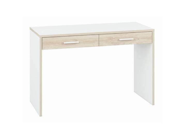 Jugendzimmer Schreibtisch Forks 07 Eiche/Weiß 120x51 cm 2 Schubladen Modernes Design Robuste Verarbeitung von easyMÖBEL