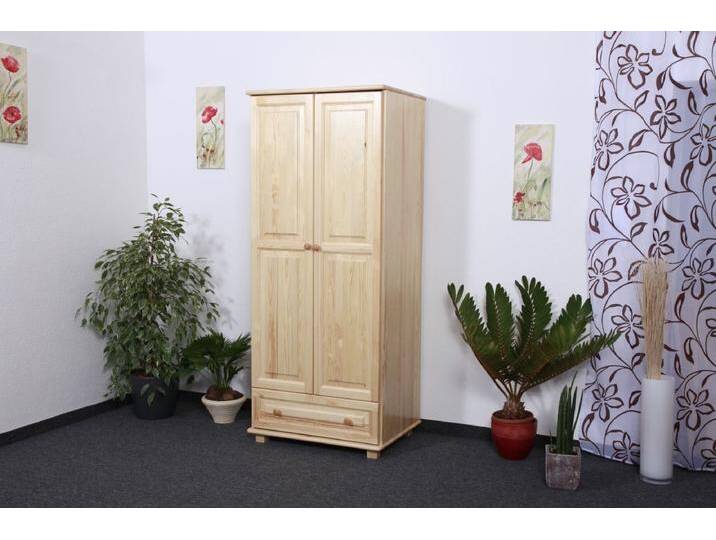 Kleiderschrank Kiefer 80 cm breit von easyMÖBEL