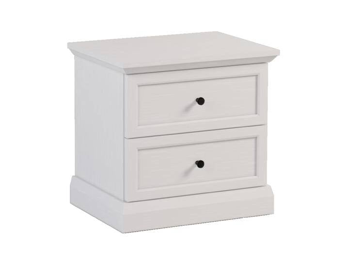 Kleine Nachtkommode Torsakala 10 für Ihr Schlafzimmer, mit 2 funktionalen Schubladen für Ihr Eigentum, 51 x 52 x 40 cm, Weiß Opal, ABS Kantenschut Kleine Nachtkommode Torsakala 10 für Ihr Schlafzimmer, mit 2 funktionalen Schubladen für Ihr Eigentum, 51 x 52 x 40 cm, Weiß Opal, ABS Kantenschut von easyMÖBEL