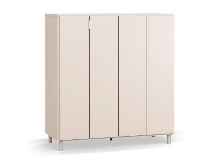 Kommode / Weinregal Farbe: Beige 2 Falttüren 3 Schubladen Soft-Close Maße: 112 x 47 x 121 cm inkl. LED-Beleuchtung mit Bewegungssensor Kommode / Weinregal Farbe: Beige 2 Falttüren 3 Schubladen Soft-Close Maße: 112 x 47 x 121 cm inkl. LED-Beleuchtung mit Bewegungssensor von easyMÖBEL