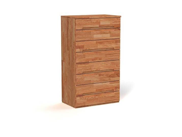 Kommode Kapiti 18 Kernbuche massiv geölt - Abmessungen: 129 x 75 x 45 cm (H x B x T) von easyMÖBEL