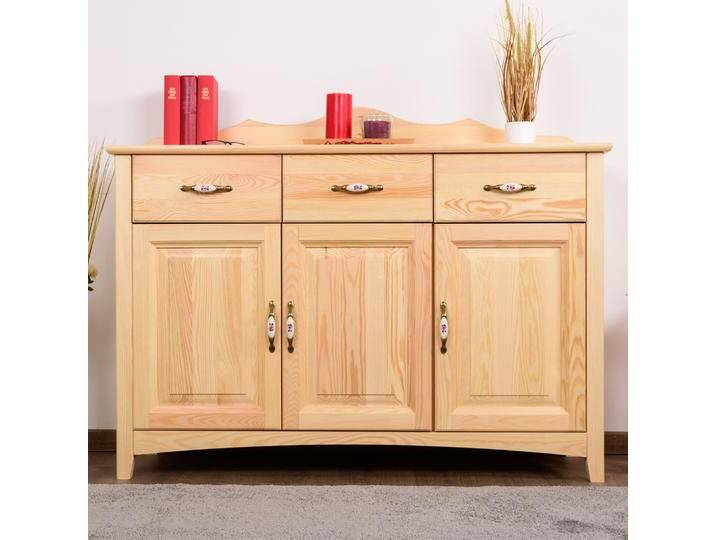 Kommode Kiefer Vollholz massiv natur Turakos 73 - Abmessung 97 x 123 x 42 cm (H x B x T) von easyMÖBEL