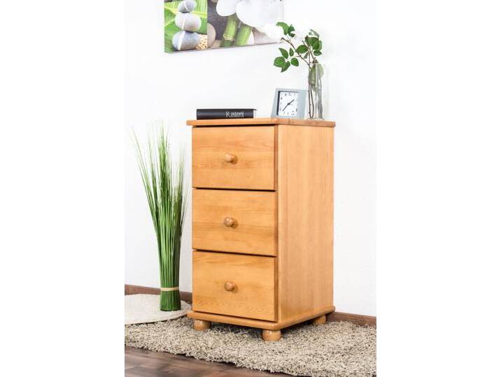 Kommode Kiefer massiv Vollholz Erlefarben Junco 150 – 78 x 40 x 42 cm (H x B x T) von easyMÖBEL
