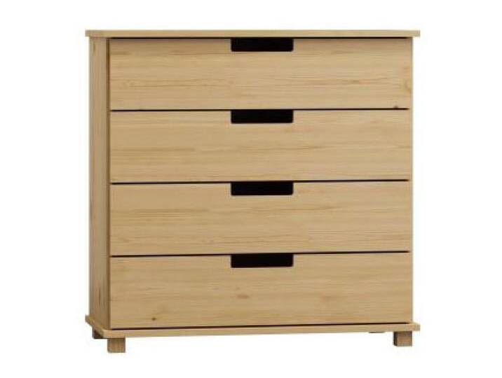 Kommode Kiefer massiv Vollholz natur 003 - Abmessung 100 x 100 x 42 cm (H x B x T) von easyMÖBEL