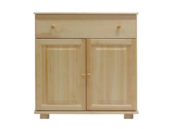 Kommode Kiefer massiv Vollholz natur 048 - Abmessung 100 x 100 x 42 cm (H x B x T) von easyMÖBEL
