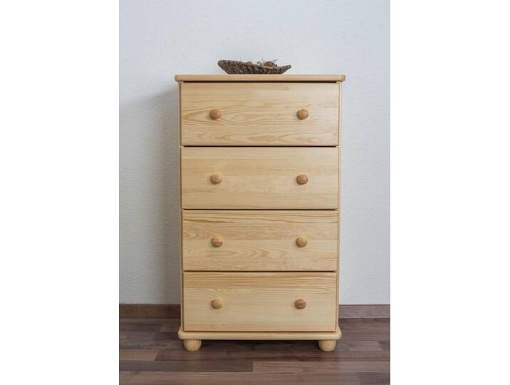 Kommode Kiefer massiv Vollholz natur Junco 145 - Abmessung 100 x 60 x 42 cm (H x B x T) von easyMÖBEL