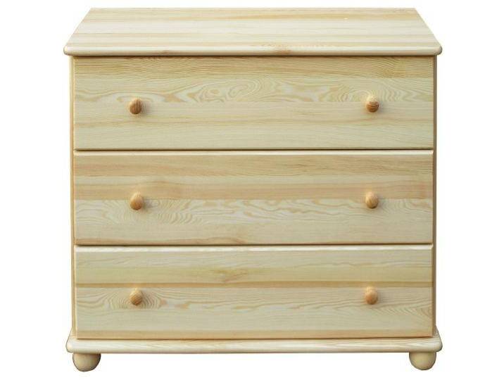 Kommode Kiefer massiv Vollholz natur Junco 147 – Abmessung 78 x 100 x 42 cm (H x B x T) von easyMÖBEL