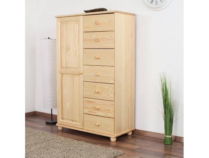 Kommode Kiefer massiv Vollholz natur Junco 155 – Abmessung 140 x 90 x 42 cm (H x B x T) von easyMÖBEL