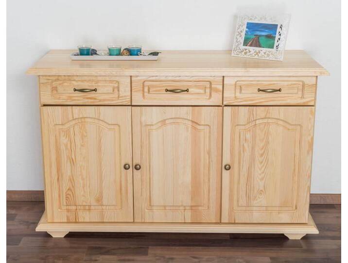 Kommode Kiefer massiv Vollholz natur Pipilo 14 - Abmessung 88 x 139 x 54 cm (H x B x T) von easyMÖBEL