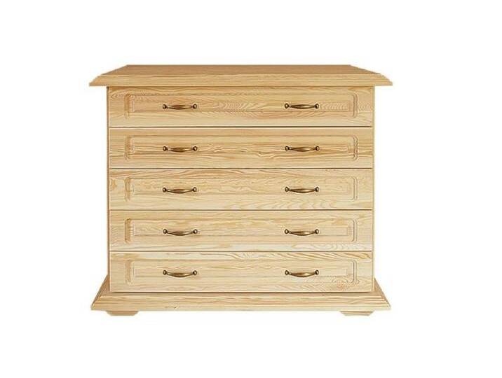 Kommode Kiefer massiv Vollholz natur Pipilo 21 - Abmessung 88 x 96 x 54 cm (H x B x T) von easyMÖBEL