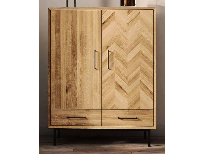 Kommode Kumeu 51 Kernbuche massiv geölt - Abmessungen: 125 x 97 x 45 cm (H x B x T) von easyMÖBEL