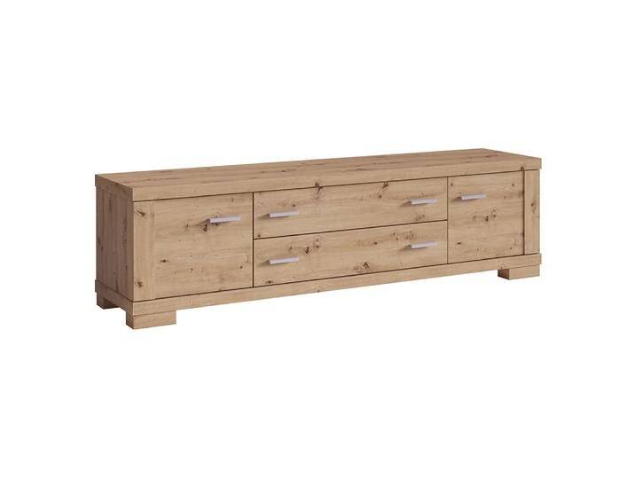 Kommode - Lowboard Temerin 20, Farbe: Eiche Rustikal - Abmessungen: 50 x 180 x 42 cm (H x B x T) von easyMÖBEL