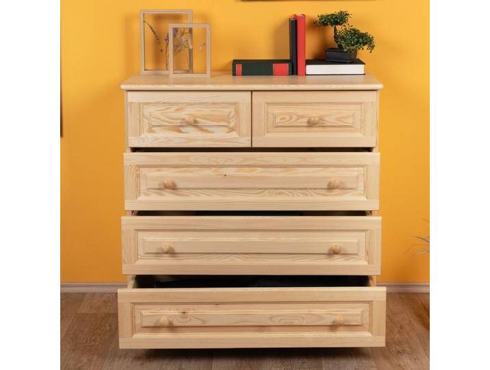 Kommode Massivholz 013 - 100 x 100 x 42 cm (H x B x T) von easyMÖBEL