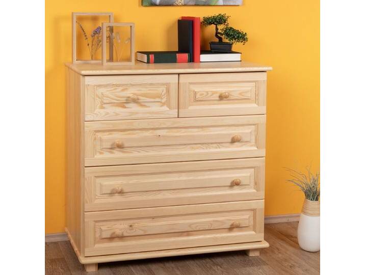 Kommode Massivholz 013 - Abmessung 100 x 100 x 42 cm (H x B x T) von easyMÖBEL