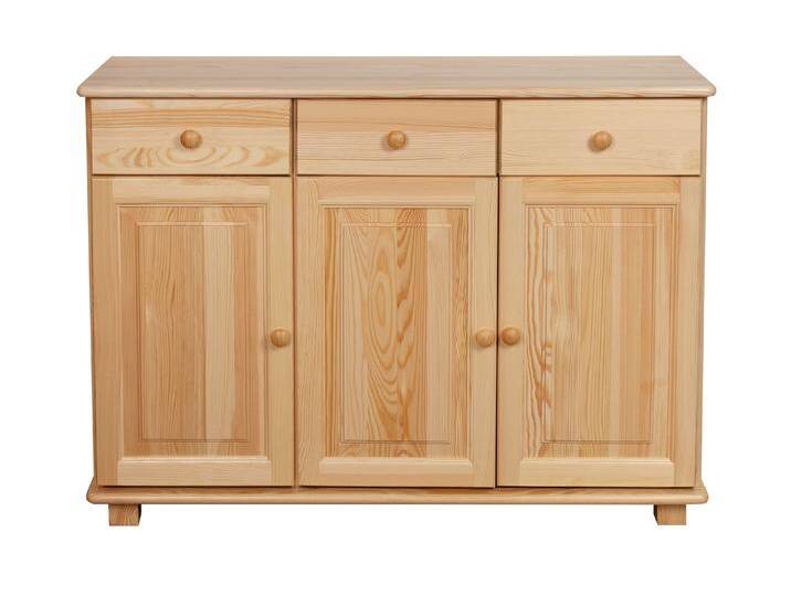 Kommode Massivholz 041 - 85 x 118 x 42 cm (H x B x T) von easyMÖBEL