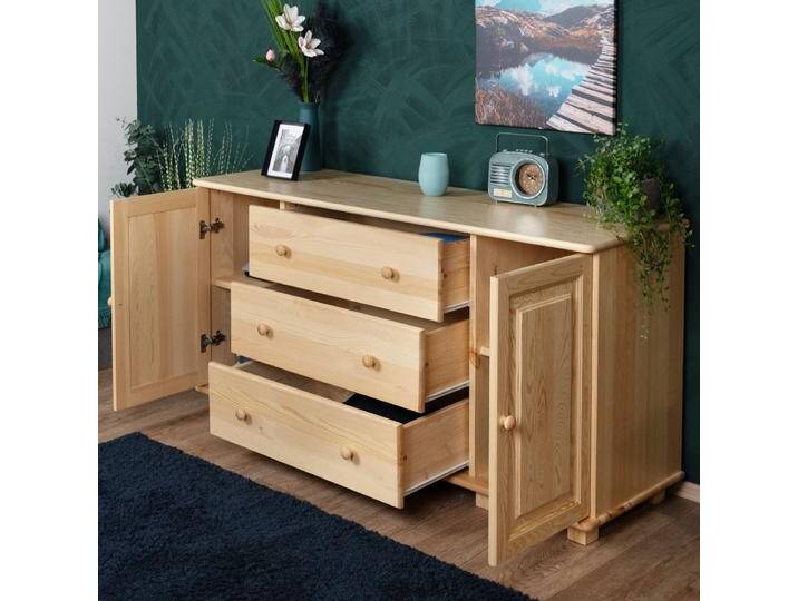 Kommode Massivholz 047 - Abmessung 78 x 156 x 47 cm (H x B x T) von easyMÖBEL