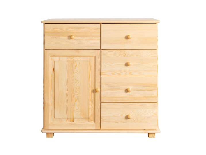 Kommode Massivholz 049 - 100 x 100 x 42 cm (H x B x T) von easyMÖBEL
