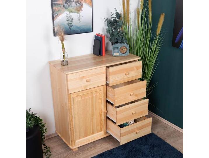 Kommode Massivholz 049 - Abmessung 100 x 100 x 47 cm (H x B x T) von easyMÖBEL