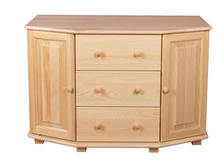 Kommode Massivholz 054 - 78 x 118 x 47 cm (H x B x T) von easyMÖBEL