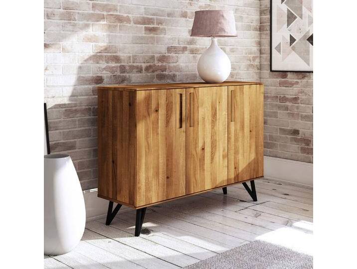 Kommode Masterton 10 Wildeiche massiv geölt - Abmessungen: 100 x 136 x 45 cm (H x B x T) von easyMÖBEL