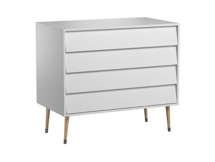 Kommode Peetu 01, Farbe: Weiß - Abmessungen: 90 x 100 x 56 cm (H x B x T) von easyMÖBEL