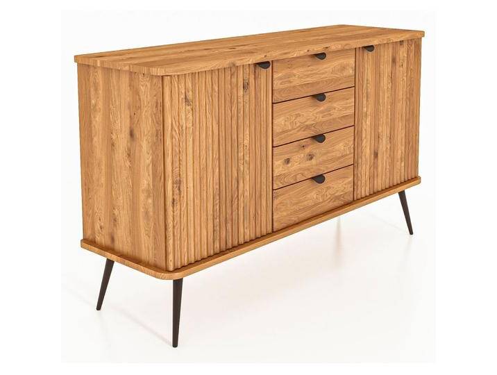 Kommode Rolleston 15 Kernbuche massiv geölt - Abmessungen: 87 x 144 x 46 cm (H x B x T) von easyMÖBEL