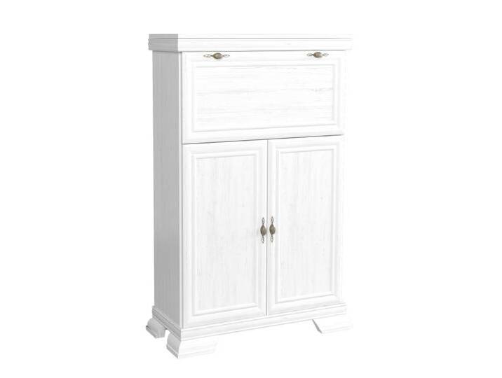 Kommode Sentis 08, Farbe: Kiefer Weiß - 136 x 88 x 39 cm (H x B x T) von easyMÖBEL