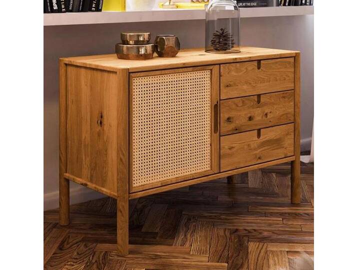 Kommode Wellsford 16 Wildeiche massiv geölt - Abmessungen: 69 x 97 x 46 cm (H x B x T) von easyMÖBEL