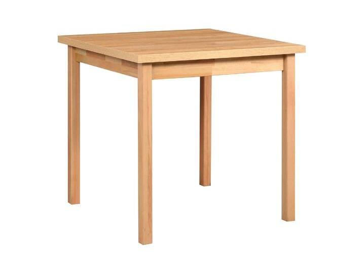 Leicht kombinierbarer Esstisch LIGA in Eiche, quadratisch, Abmessung 80 x 80 (B x T), Tischplattenhöhe von 32 mm, laminatplatte, stabile Holzfüße von easyMÖBEL
