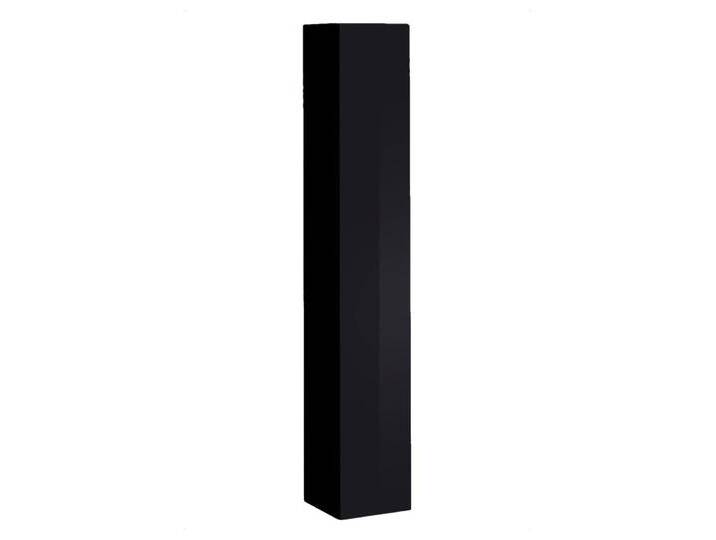 Moderner Hängeschrank Fardalen 02, Farbe: Schwarz - Abmessungen: 180 x 30 x 30 cm (H x B x T), mit Push-to-open Funktion von easyMÖBEL