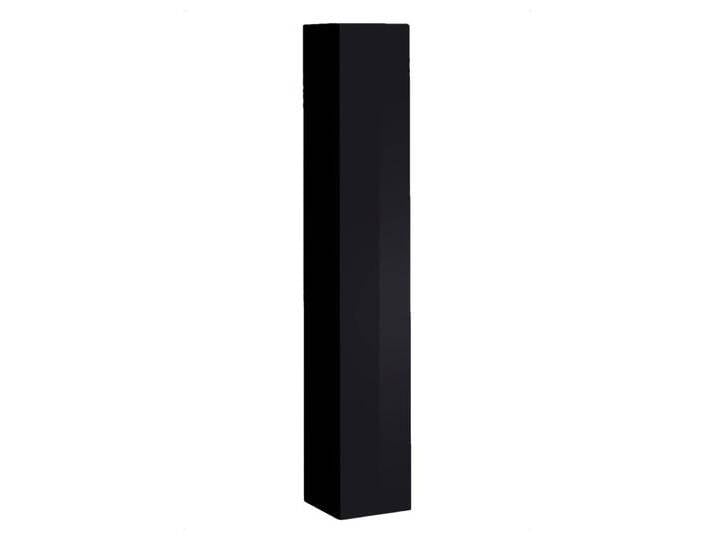 Moderner Hängeschrank Fardalen 02, Farbe: Schwarz - Abmessungen: 180 x 30 x 30 cm (H x B x T), mit Push-to-open Funktion von easyMÖBEL