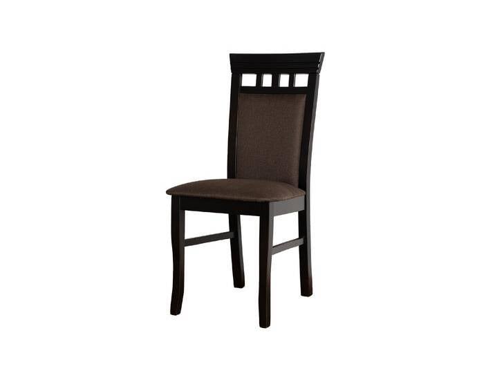 Moderner Stuhl Buche massiv Vollholz in Walnussfarben Junco 249, braun gepolsterte Sitzfläche, 98 x 48 x 50 cm, sehr stabil Moderner Stuhl Buche massiv Vollholz in Walnussfarben Junco 249, braun gepolsterte Sitzfläche, 98 x 48 x 50 cm, sehr stabil von easyMÖBEL