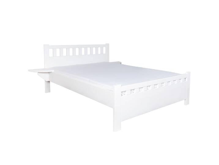 Modernes Doppelbett Kiefer Massivholz 67, Gästebett inkl. Lattenrost, Matratzenmaße 160 x 200 cm, hohe Holzqualität, robust und stabil, einfache M von easyMÖBEL